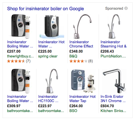 google shopping products seo